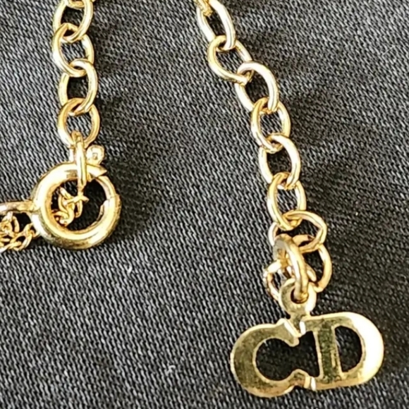 Dior Necklace Very Good Condition Gold, Gold plated/ Gorgeous 😍/ GERMANY - Picture 3 of 6